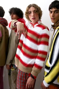 Backstage at MSGM Men's Spring 2018