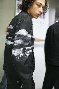Backstage at Neil Barrett Men's Spring 2018