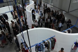 The atmosphere the LVMH prize ceremony.