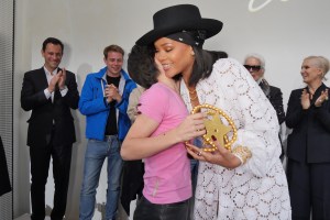 Marine Serre and Rihanna