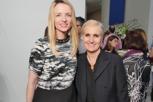 Delphine Arnault and Maria Grazia Chiuri