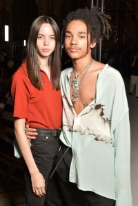 Adriana Moira and Luka Sabbat front row at Haider Ackermann