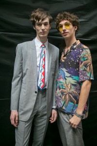 Backstage at Paul Smith Men's Spring 2018