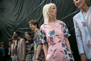 Backstage at Paul Smith Men's Spring 2018