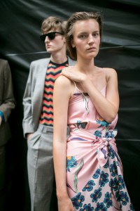 Backstage at Paul Smith Men's Spring 2018