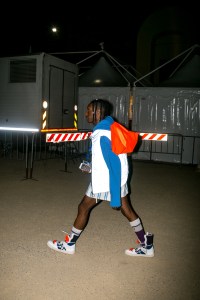 Backstage at Off-White Men's Spring 2018 show