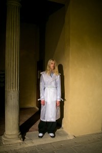 Backstage at Off-White Men's Spring 2018 show