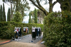 Backstage at J.W. Anderson Men's Spring 2018 show
