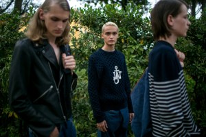 Backstage at J.W. Anderson Men's Spring 2018 show