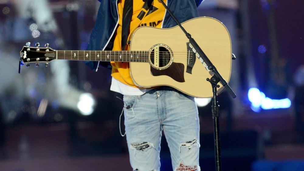 No sales, free for editorial useMandatory Credit: Photo by Dave Hogan/One Love Benefit/REX/Shutterstock (8857855bz)Justin BieberOne Love Manchester concert, UK - 04 Jun 2017Handout provided by 'One Love Manchester' benefit concert. Donate at www.redcross.org.uk/love