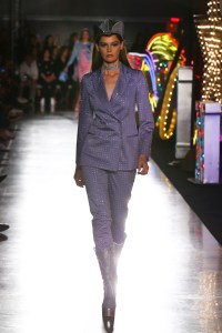Model on the catwalkMOSCHINO Spring Summer 2018 Menswear and Women's Resort Collection, Runway, Los Angeles, USA - 08 Jun 2017