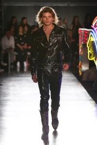 Jordan Barrett on the catwalkMOSCHINO Spring Summer 2018 Menswear and Women's Resort Collection, Runway, Los Angeles, USA - 08 Jun 2017