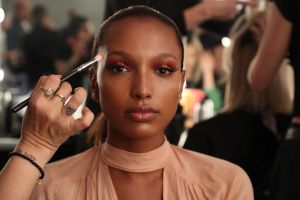 Jasmine Tookes backstageMOSCHINO Spring Summer 2018 Menswear and Women's Resort Collection, Los Angeles, USA - 08 Jun 2017
