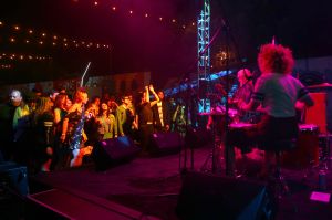 Lindsey Troy and Julie Edwards of Deap VallyVOLCOM x Georgia May Jagger, Inside, Los Angeles, USA - 14 Jun 2017