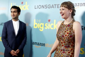 Kumail Nanjiani, Emily V. Gordon'The Big Sick' film premiere, Arrivals, New York, USA - 20 Jun 2017