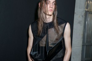 Backstage at Rick Owens Men's Spring 2018