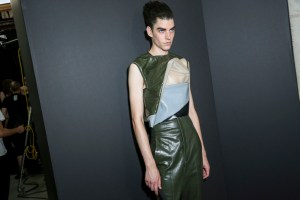 Backstage at Rick Owens Men's Spring 2018