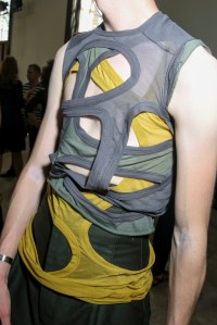 Backstage at Rick Owens Men's Spring 2018