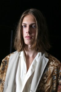 Backstage at Salvatore Ferragamo Men's Spring 2018