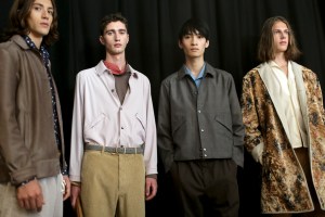 Backstage at Salvatore Ferragamo Men's Spring 2018