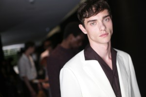 Backstage at Salvatore Ferragamo Men's Spring 2018