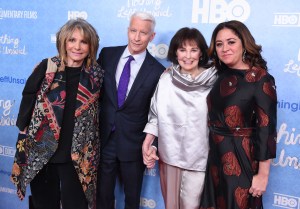 Sheila Nevins, Anderson Cooper, Gloria Vanderbilt, and Liz Garbus