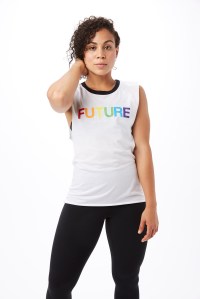 A look from SoulCycle's Pride Collection