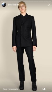 A look from Random Identities by Stefano Pilati