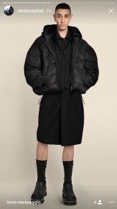 A look from Random Identities by Stefano Pilati