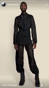 A look from Random Identities by Stefano Pilati