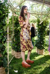 Models wearing Stella McCartney Resort 2018.