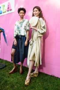 Models wearing Stella McCartney Resort 2018.