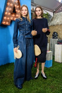 Models wearing Stella McCartney Resort 2018.