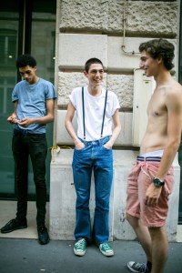 Street style at Paris Fashion Week Men's Spring 2018