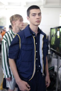 Backstage at Sunnei Men's Spring 2018