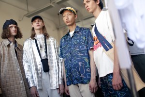 Backstage at Sunnei Men's Spring 2018