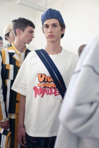 Backstage at Sunnei Men's Spring 2018