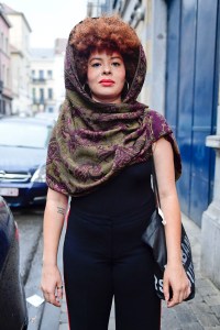 Street style at Belgium’s fashion schools graduation.
