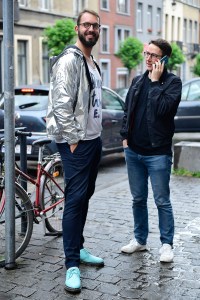 Street style at Belgium’s fashion schools graduation.