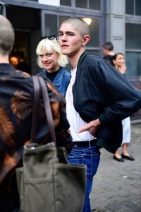 Street style at Belgium’s fashion schools graduation.