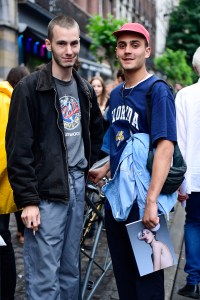 Street style at Belgium’s fashion schools graduation.