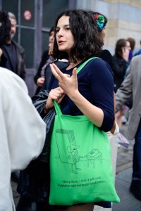Street style at Belgium’s fashion schools graduation.