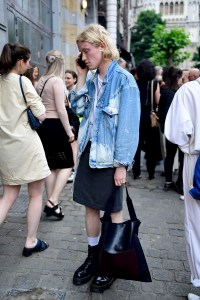 Street style at Belgium’s fashion schools graduation.
