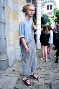 Street style at Belgium’s fashion schools graduation.