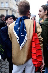 Street style at Belgium’s fashion schools graduation.