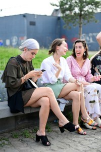 Street style at Belgium’s fashion schools graduation.