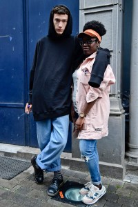 Street style at Belgium’s fashion schools graduation.