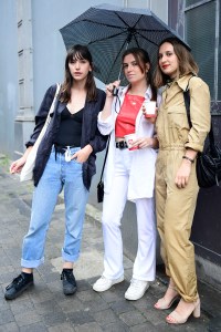 Street style at Belgium’s fashion schools graduation.
