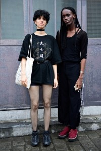 Street style at Belgium’s fashion schools graduation.