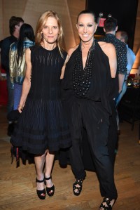 Sandra Brant and Donna Karan